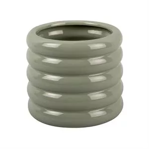 Present Time Plant Pot Bobbly Glazed Medium Ceramic